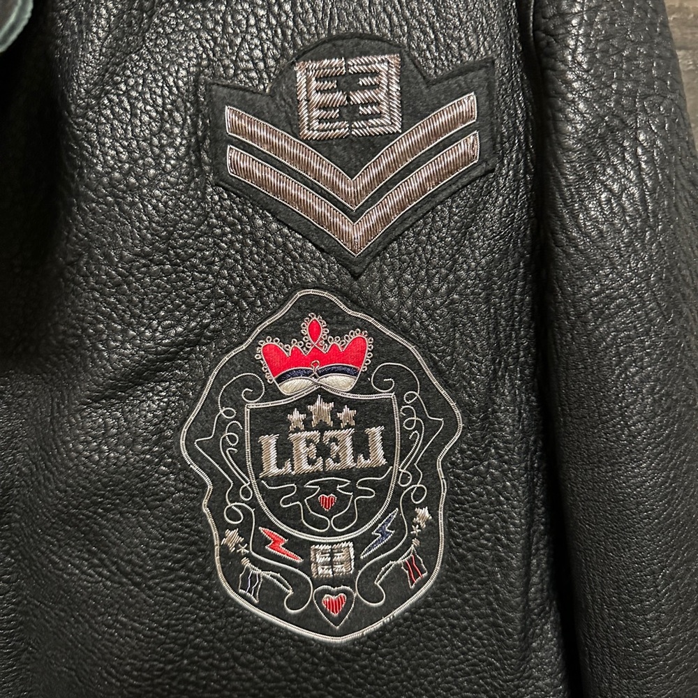 LES ECLAIRES leather jacket - Picture 9 of 11